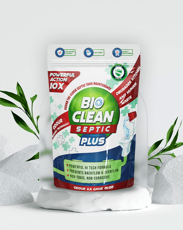Bioclean Septic Plus - 10X Powerful Septic Tank Cleaning Powder | Pack of 1(250gm)