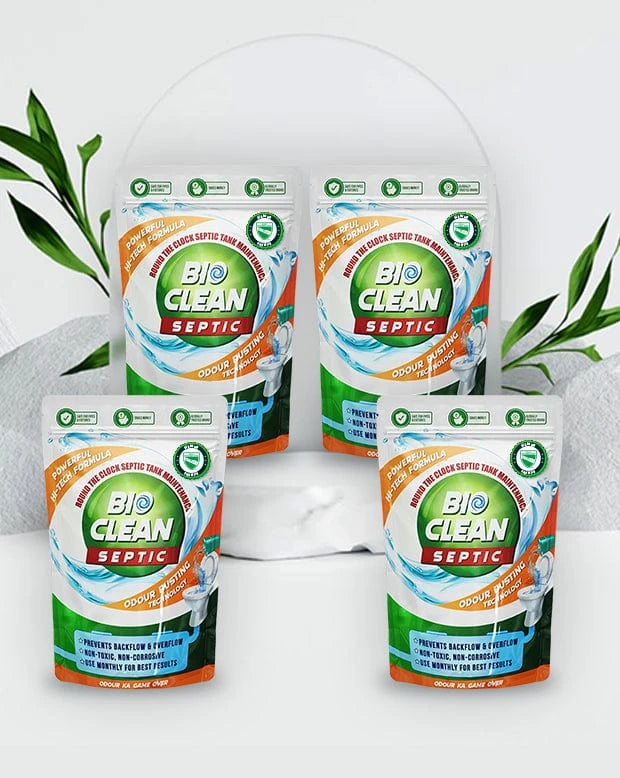 Bioclean Septic - Septic Tank Powder | Pack of 4(250gm)