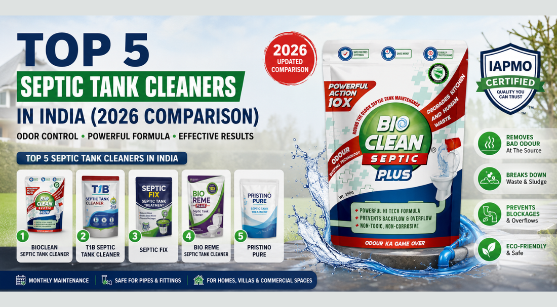 Top 5 Septic Tank Cleaners in India (2026 Comparison)