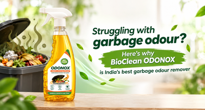Struggling with garbage odour? Here's why BioClean ODONOX is India's best garbage odour remover