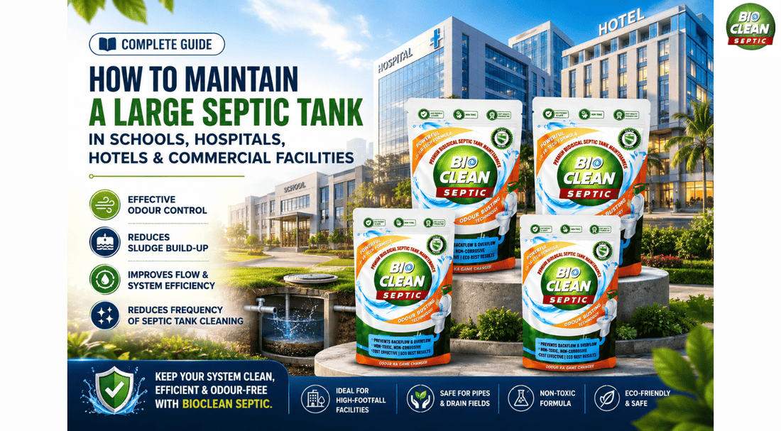 How to Maintain a Large Septic Tank in a School, Hospital, Hotel, or Commercial Facility