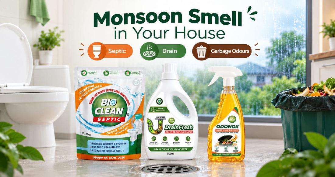  Monsoon smell in your home: why septic, drain and garbage odour get worse in rain