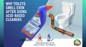Why Toilets Smell Even After Using Acid-Based Cleaners?