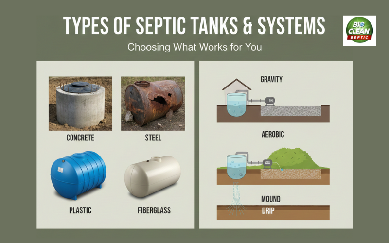 What Are the Different Types of Septic Tanks?