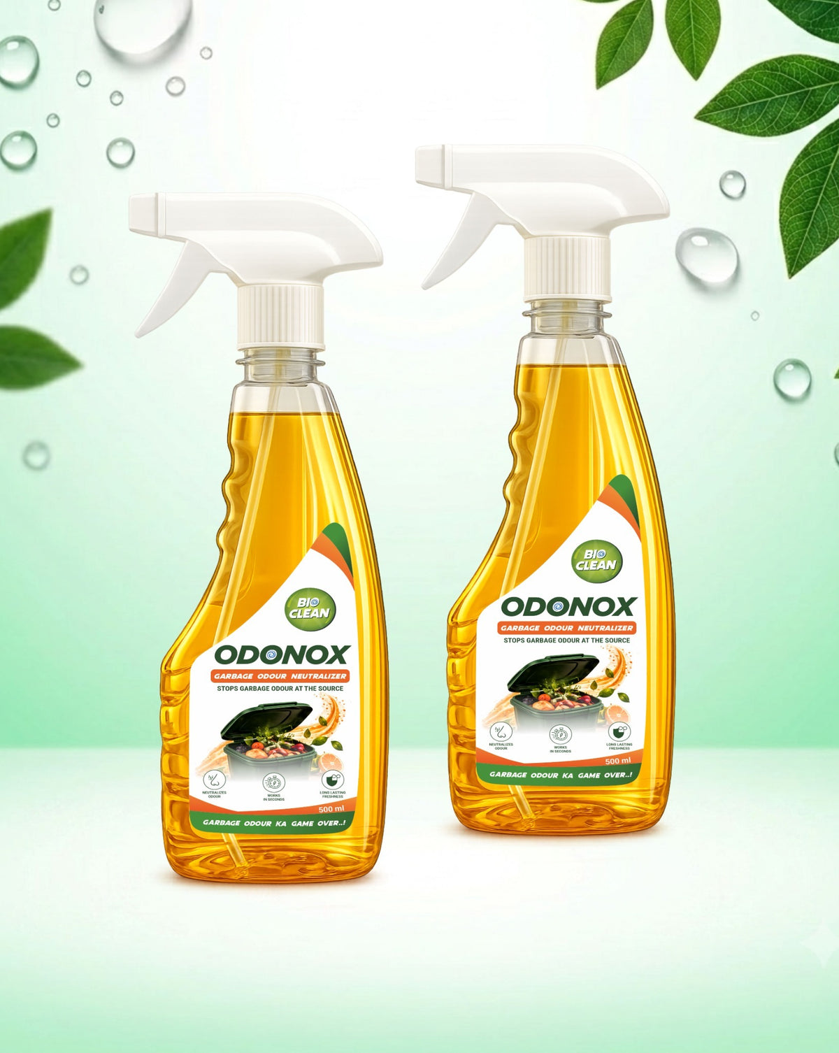 BioClean ODONOX (Garbage Odour Neutralizer) | Pack of 2(500ml)