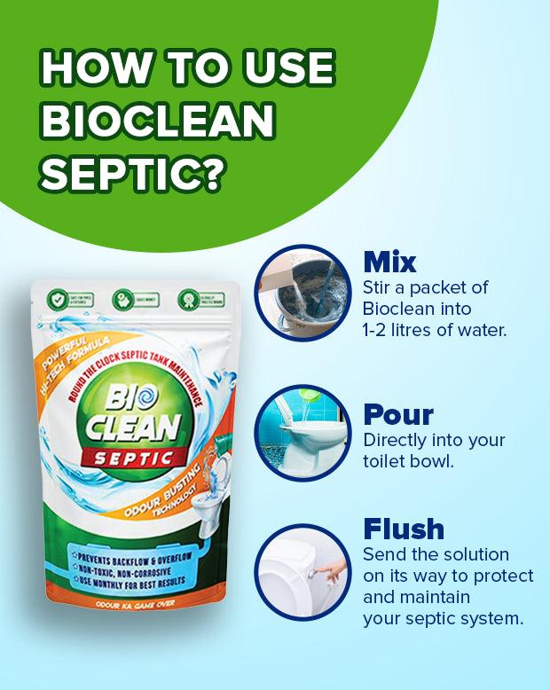 Bioclean Septic Tank Cleaning Powder (Single Pack)