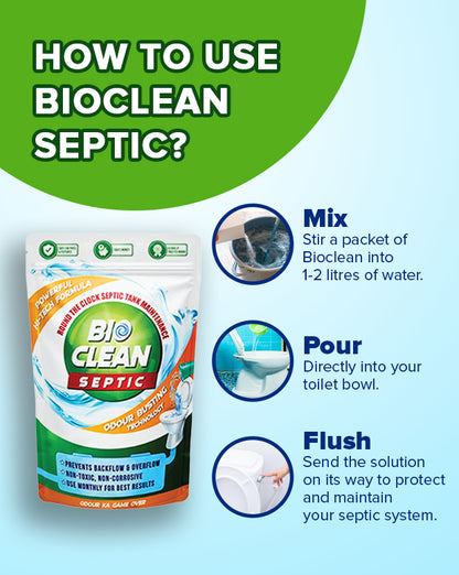 Bioclean Septic Tank Cleaning Powder (Single Pack)