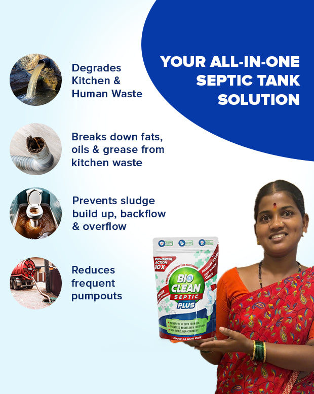 Bioclean Septic Plus Double Pack - Eco-Friendly Cleaner