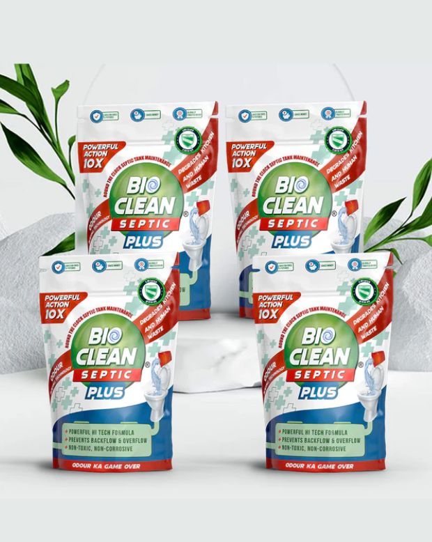 Bioclean Septic Plus - 10X Powerful Action (4 Pack)