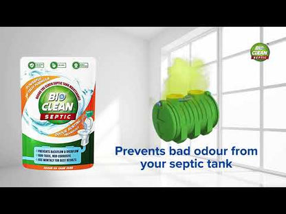 Bioclean Septic - Septic tank Powder| Degrades Sludge dissolver |Odour removal|Pack of 1(250gm)