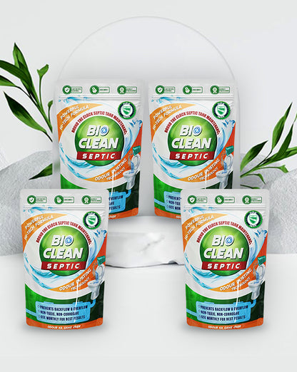 Bioclean Septic Tank Cleaning Powder (4 Pack)