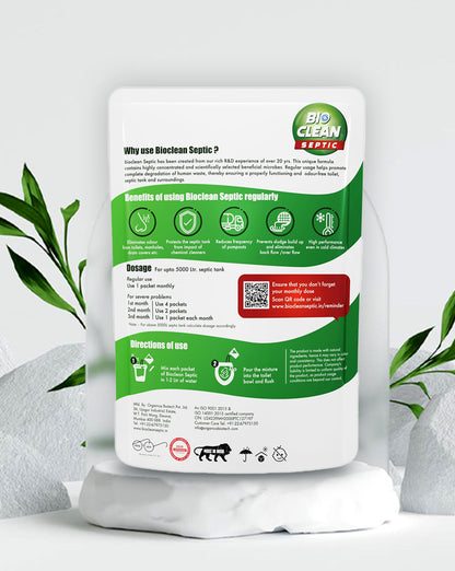 Bioclean Septic Tank Cleaning Powder (Single Pack)